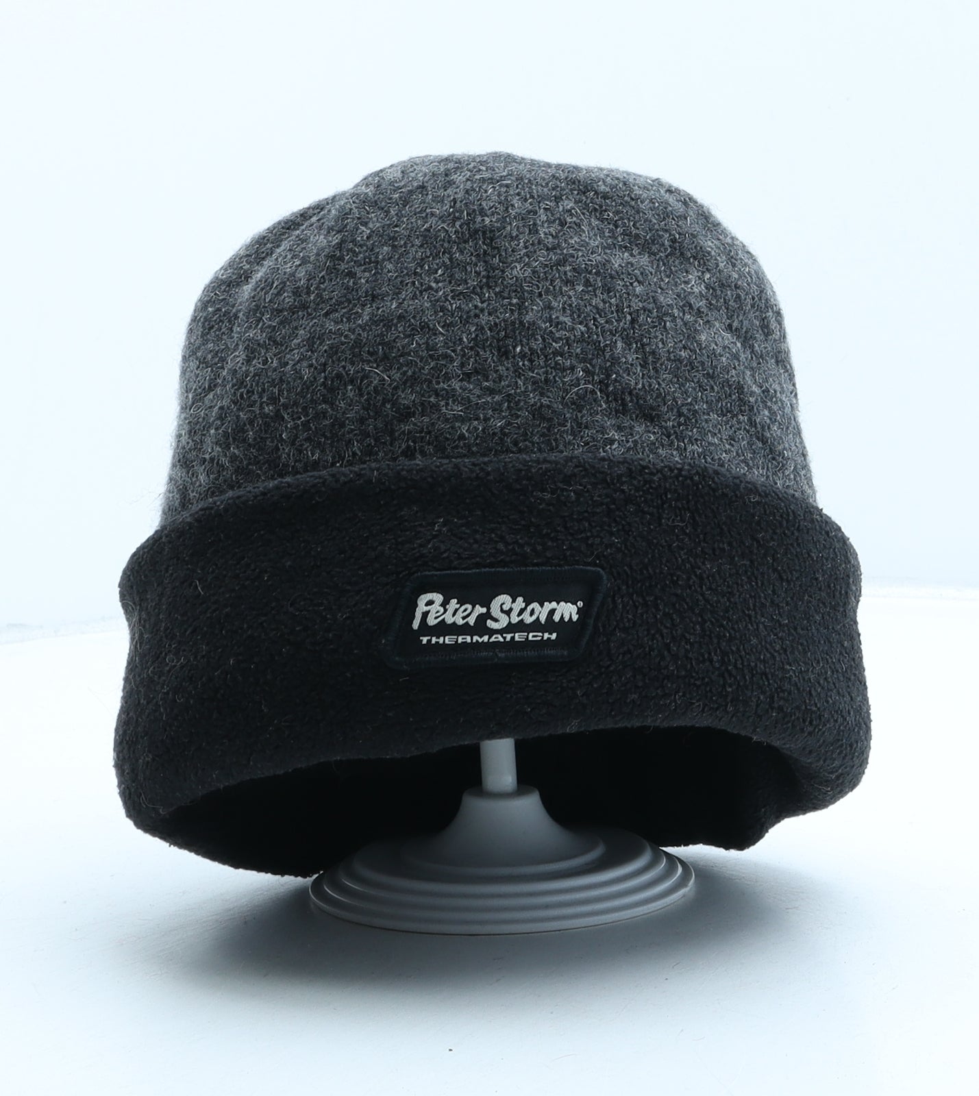 Peter Storm Mens Grey Wool Beanie One Size