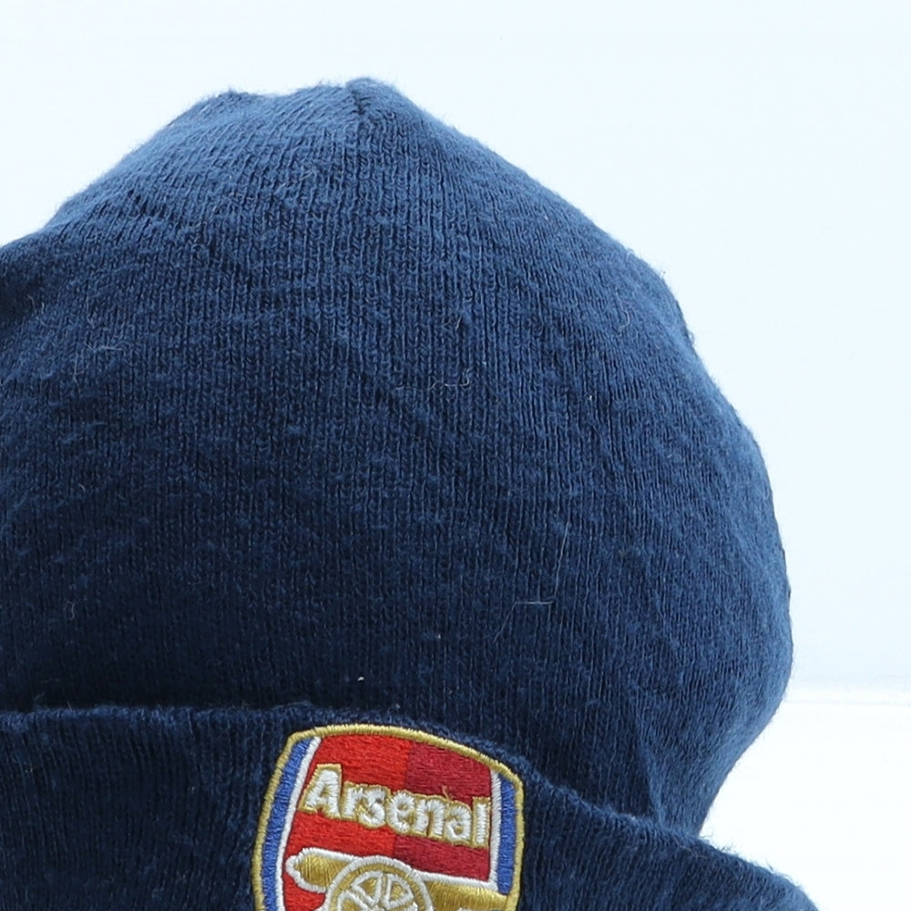 Arsenal Mens Blue Acrylic Beanie One Size