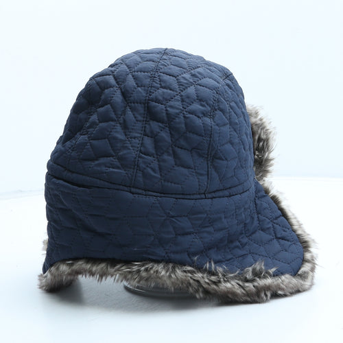 F&F Boys Blue Polyester Trapper Hat One Size