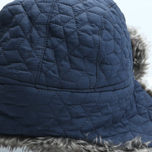 F&F Boys Blue Polyester Trapper Hat One Size