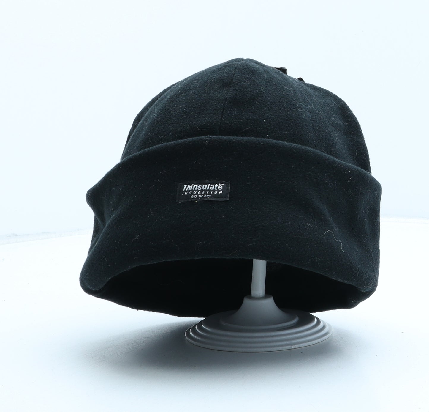 Thinsulate Mens Black Polyester Beanie One Size