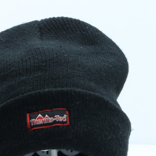 Therma-Tec Mens Black Acrylic Beanie One Size