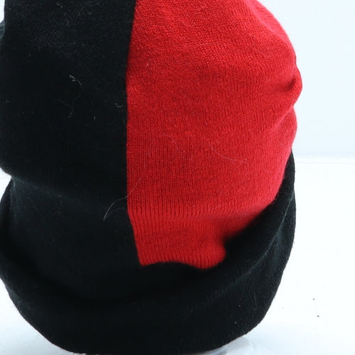 Batman Boys Black Colourblock Acrylic Beanie One Size
