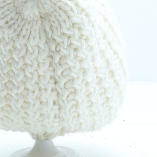 George Womens Beige Acrylic Beanie One Size