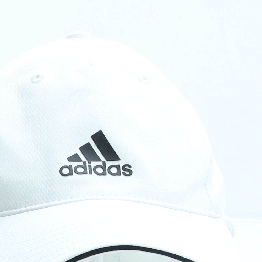 adidas Mens White Polyester Baseball Cap One Size