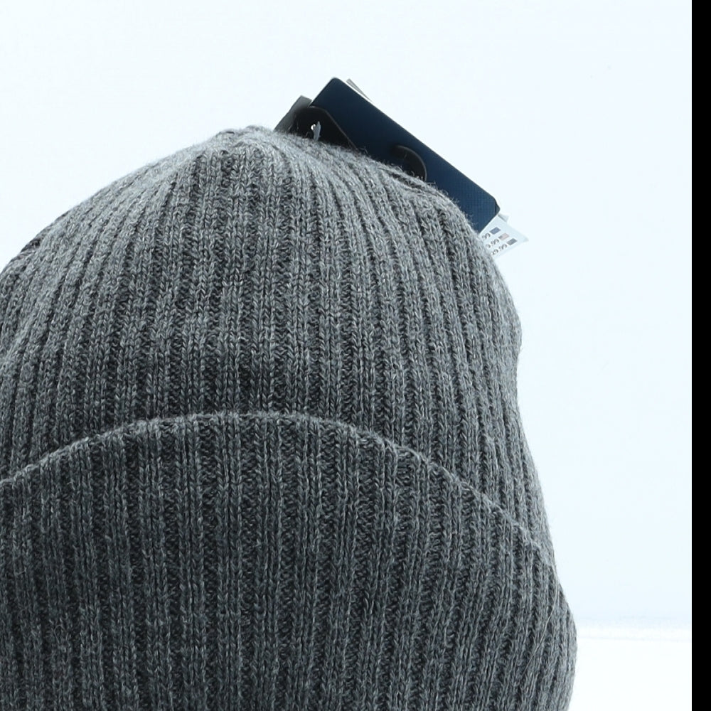 Mountain Warehouse Mens Grey Acrylic Beanie One Size