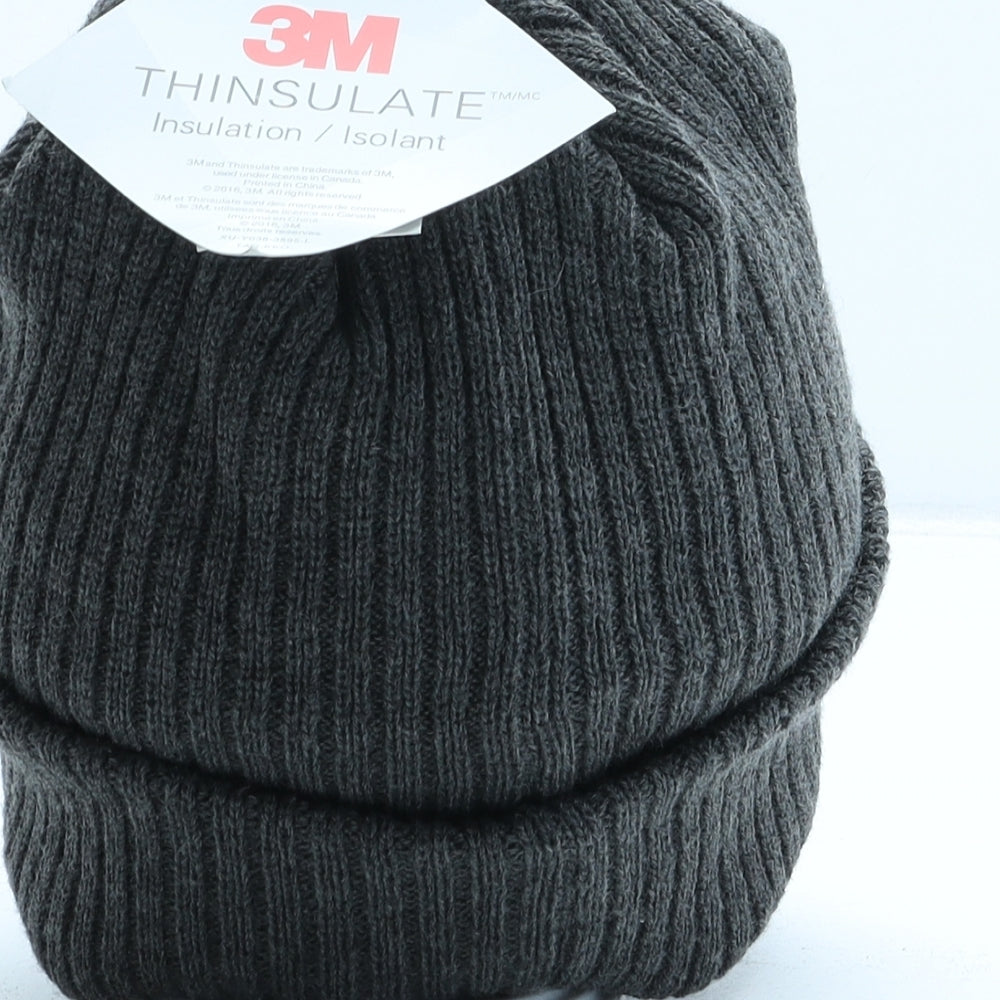 Mountain Warehouse Mens Grey Acrylic Beanie One Size