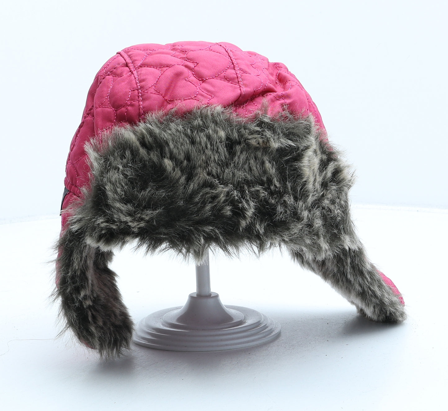 Thinsulate Girls Pink Polyester Trapper Hat One Size