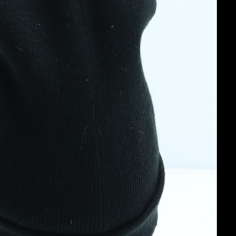 Dropdead Mens Black Acrylic Beanie One Size - Not Okay