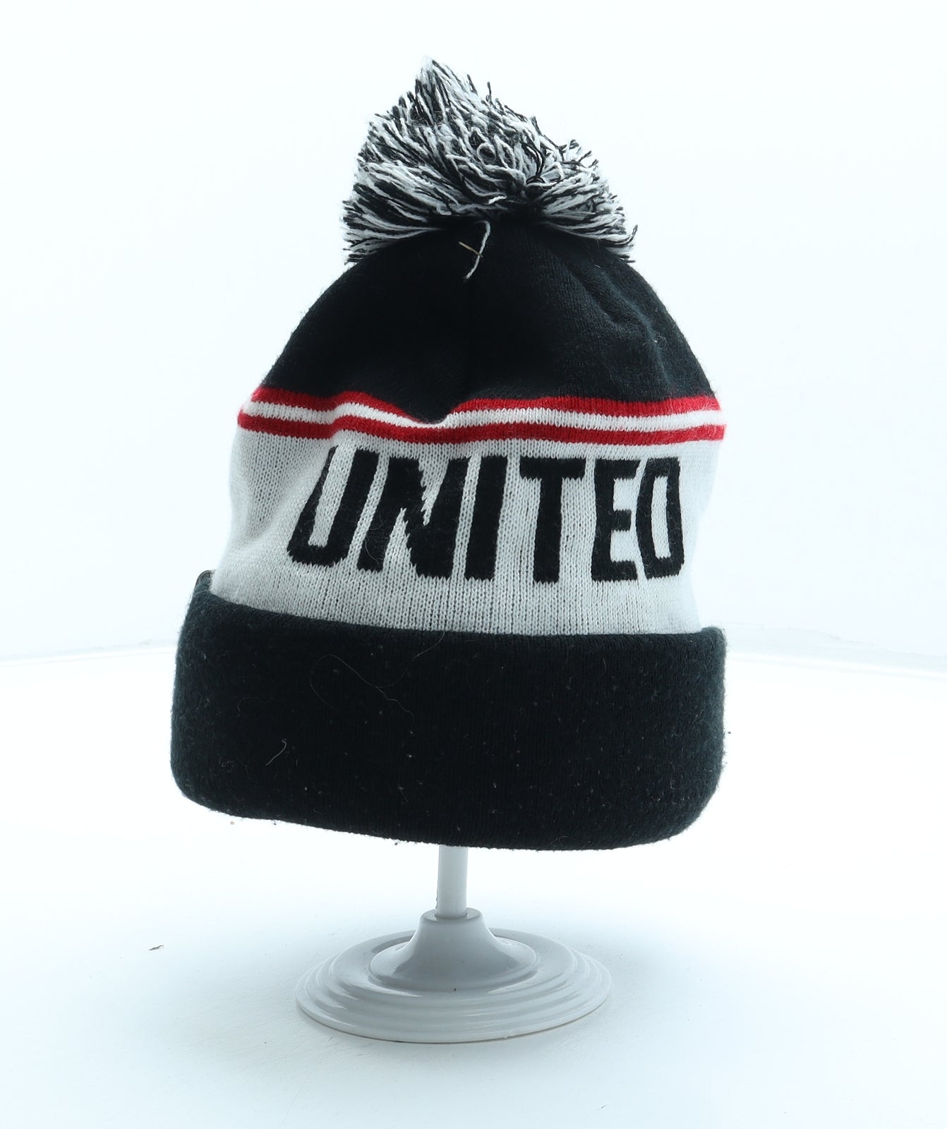 Next Goal Wins Mens Black Acrylic Beanie One Size - Huncoat United