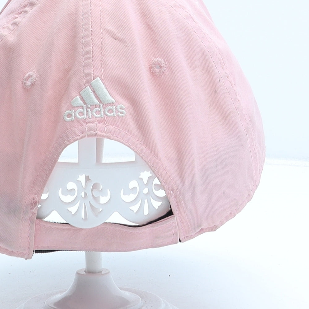 adidas Womens Pink Polyester Baseball Cap One Size