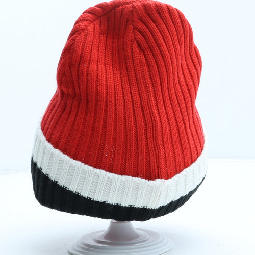 Manchester United Boys Red Acrylic Beanie One Size