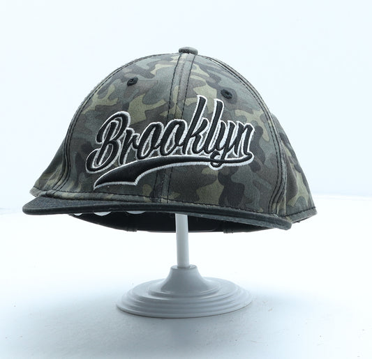 Primark Mens Green Camouflage Cotton Snapback One Size - Brooklyn
