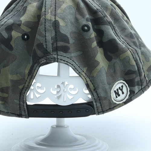Primark Mens Green Camouflage Cotton Snapback One Size - Brooklyn