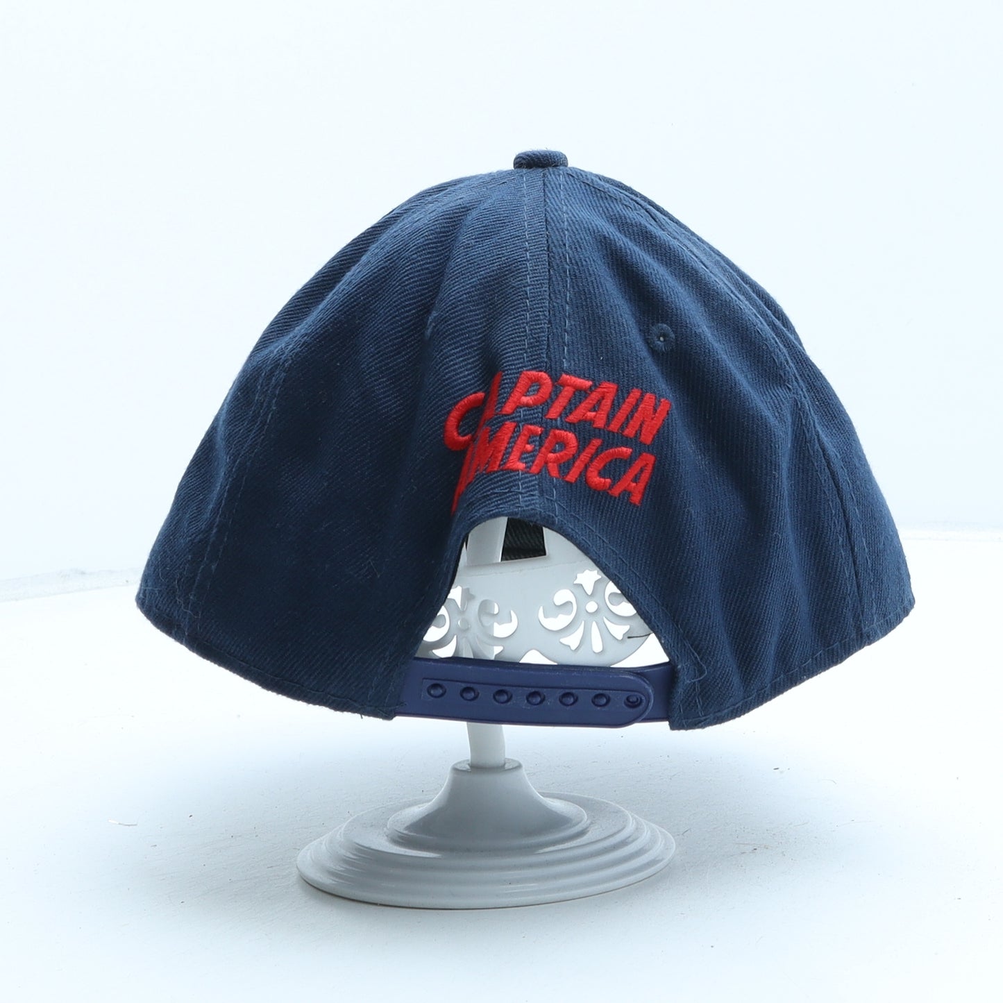 Marvel Mens Blue Cotton Snapback One Size - Captain America
