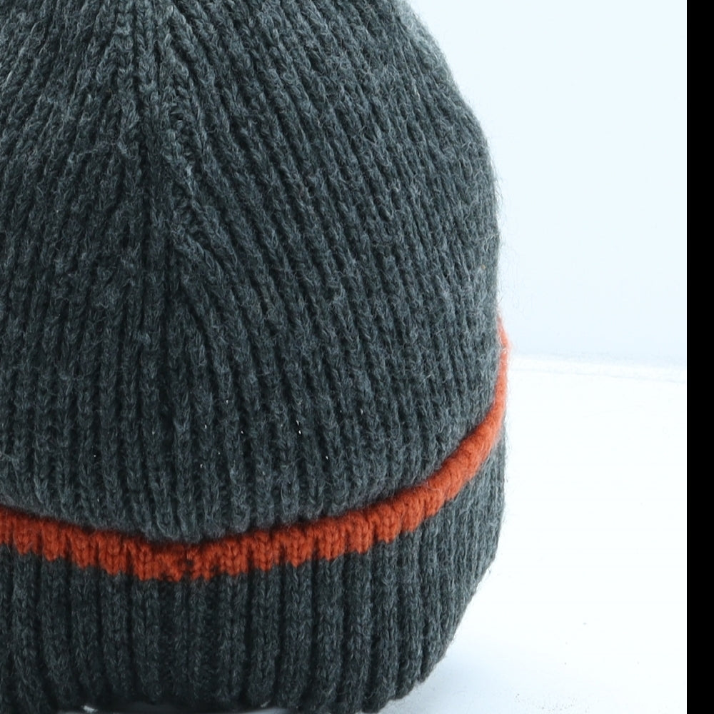 Fat Face Mens Grey Acrylic Beanie One Size