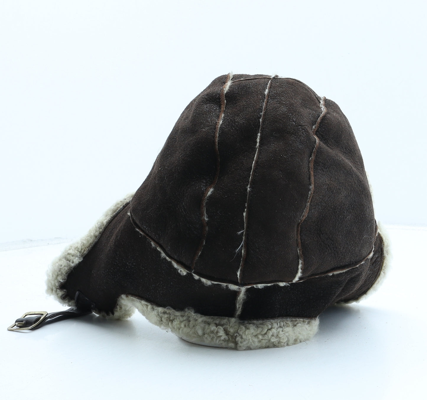 Preworn Mens Brown Polyester Trapper Hat One Size