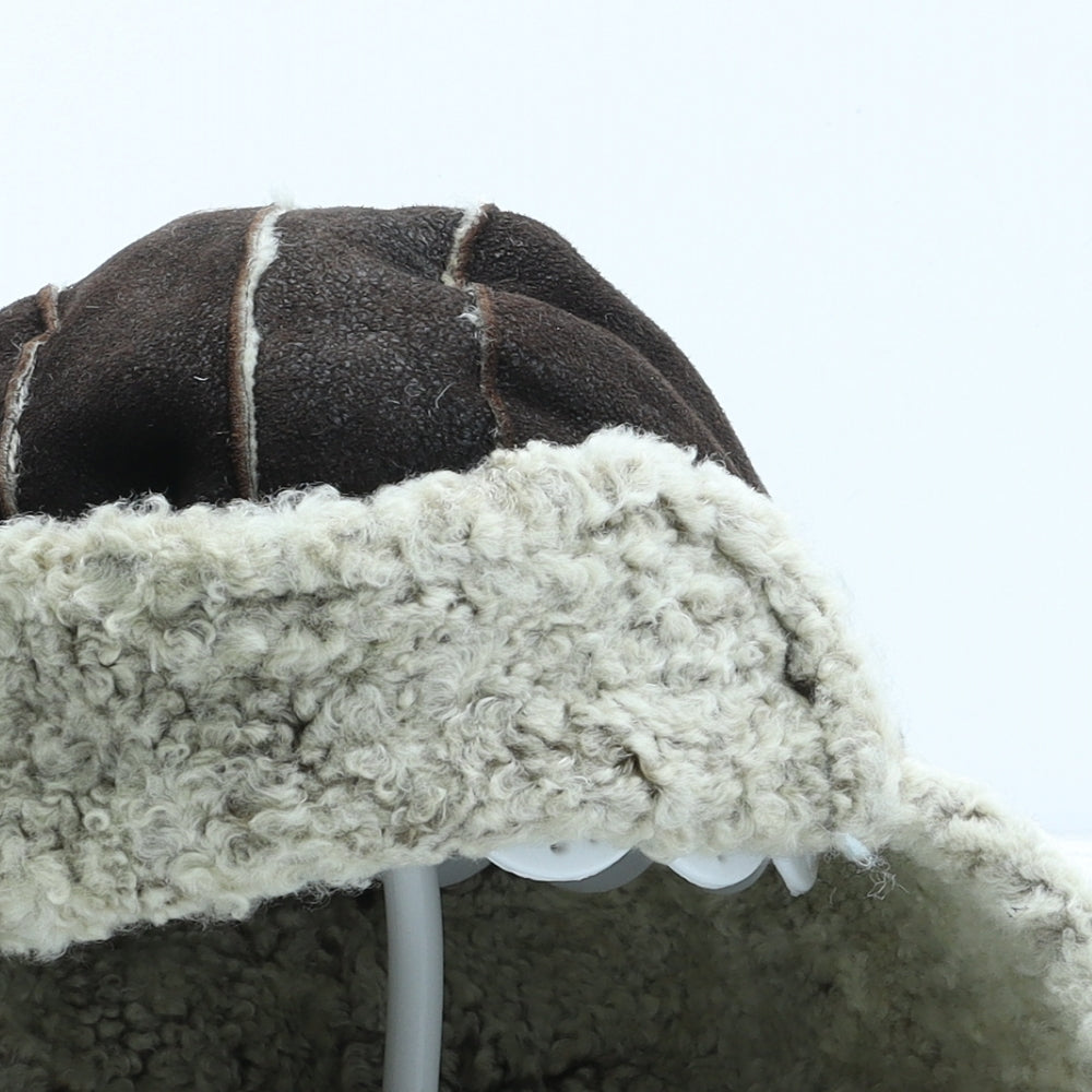 Preworn Mens Brown Polyester Trapper Hat One Size