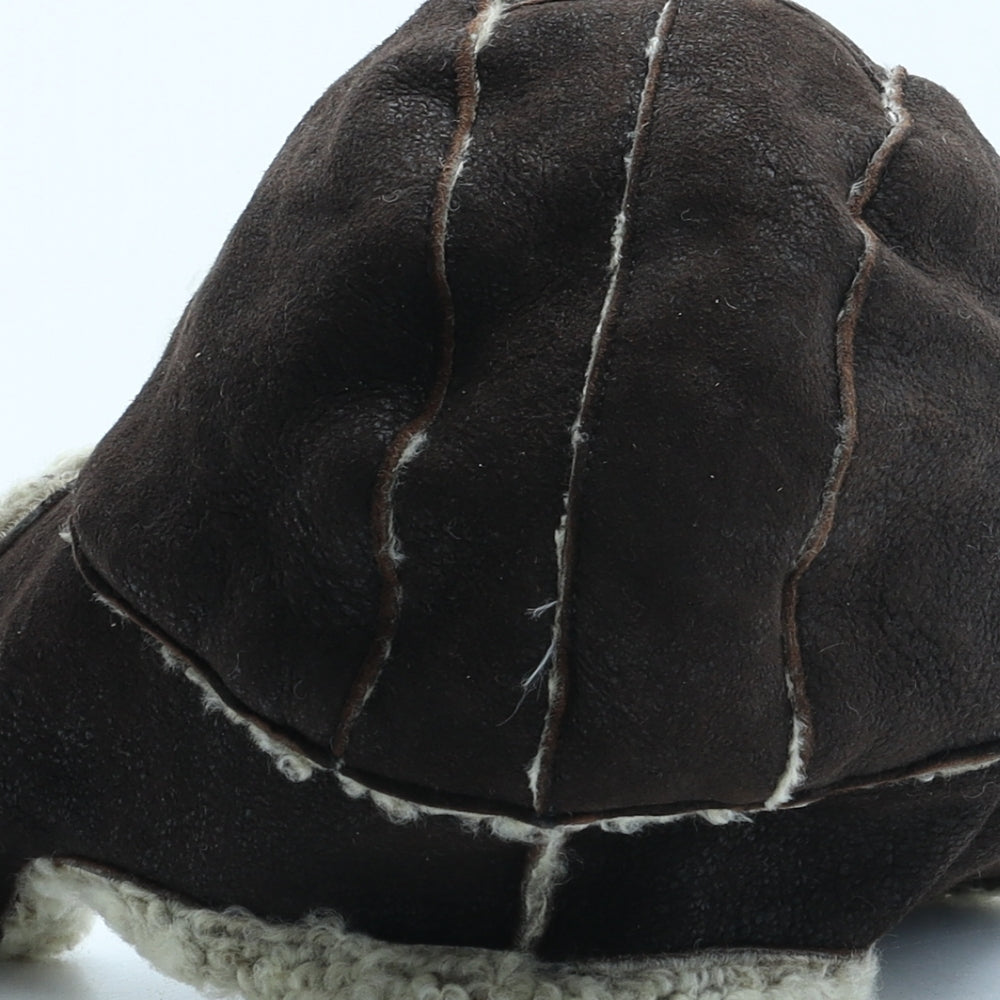 Preworn Mens Brown Polyester Trapper Hat One Size
