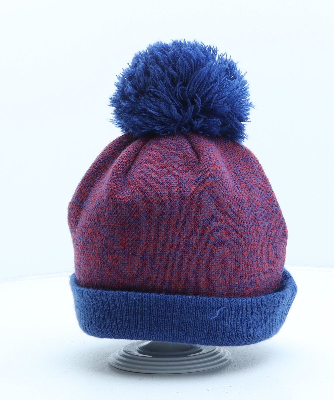 NEXT Boys Blue Acrylic Bobble Hat One Size - Captain America