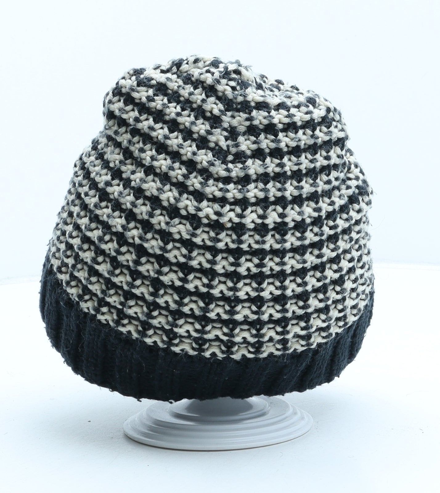 Mountain Warehouse Womens Blue Geometric Acrylic Beanie One Size