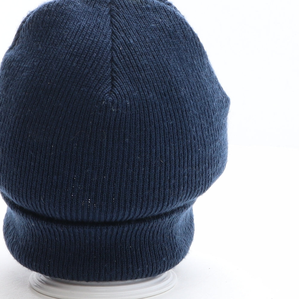 Nike Boys Blue Acrylic Beanie One Size