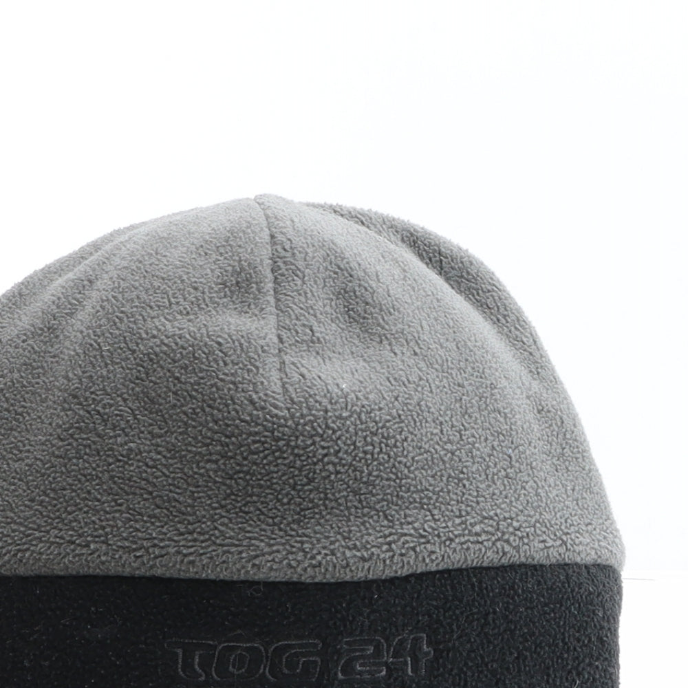 TOG24 Mens Grey Polyester Beanie One Size