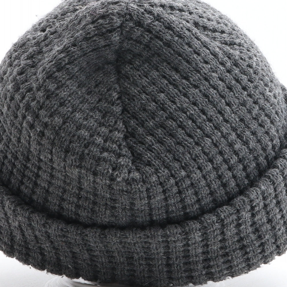 Joules Mens Grey Acrylic Beanie One Size