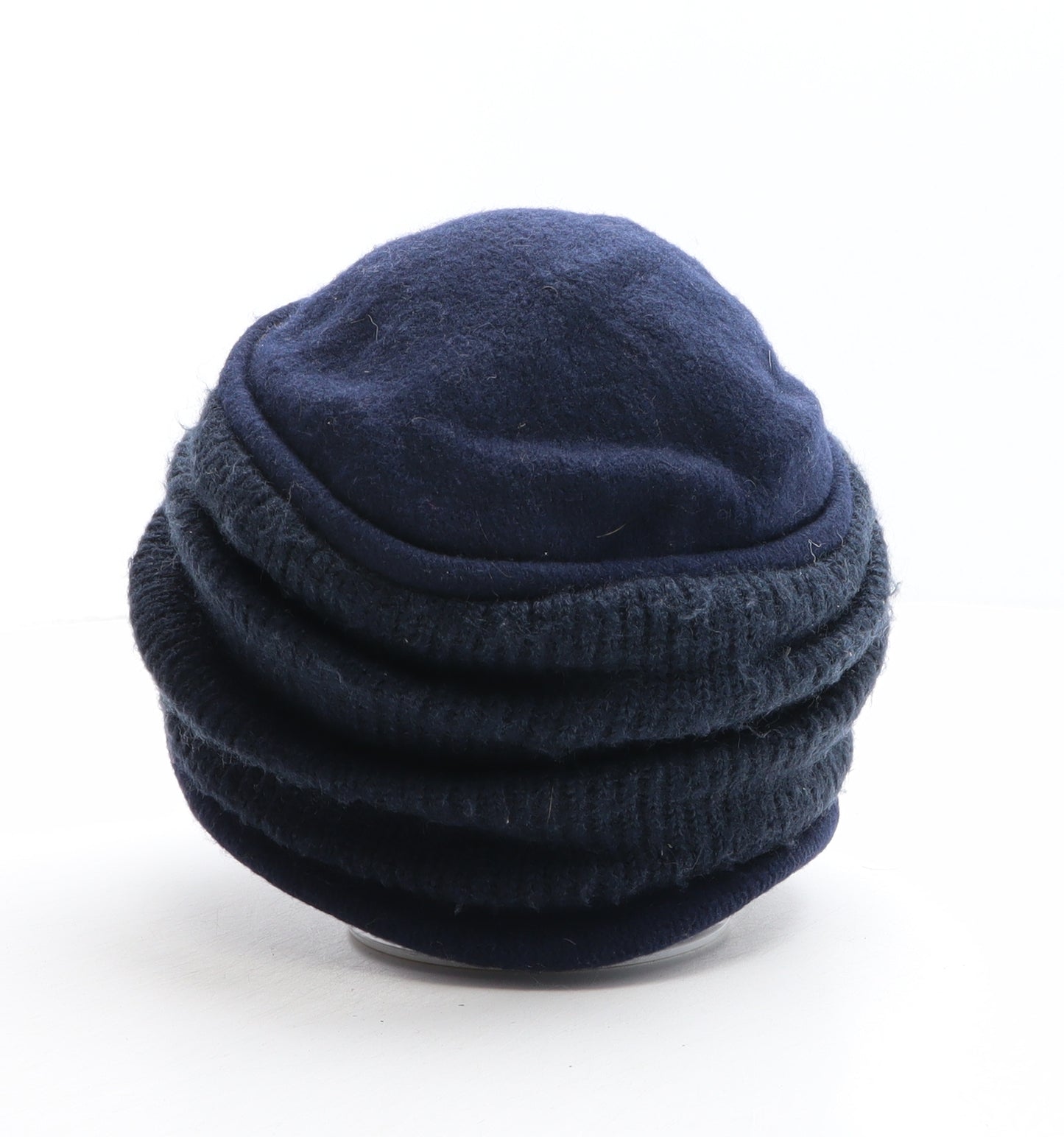 Seeberger Womens Blue 100% Wool Cloche One Size