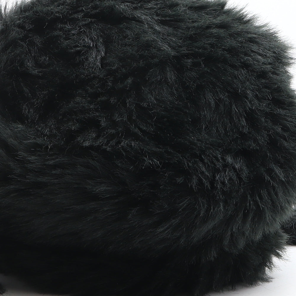 Preworn Womens Black Acrylic Cossack One Size