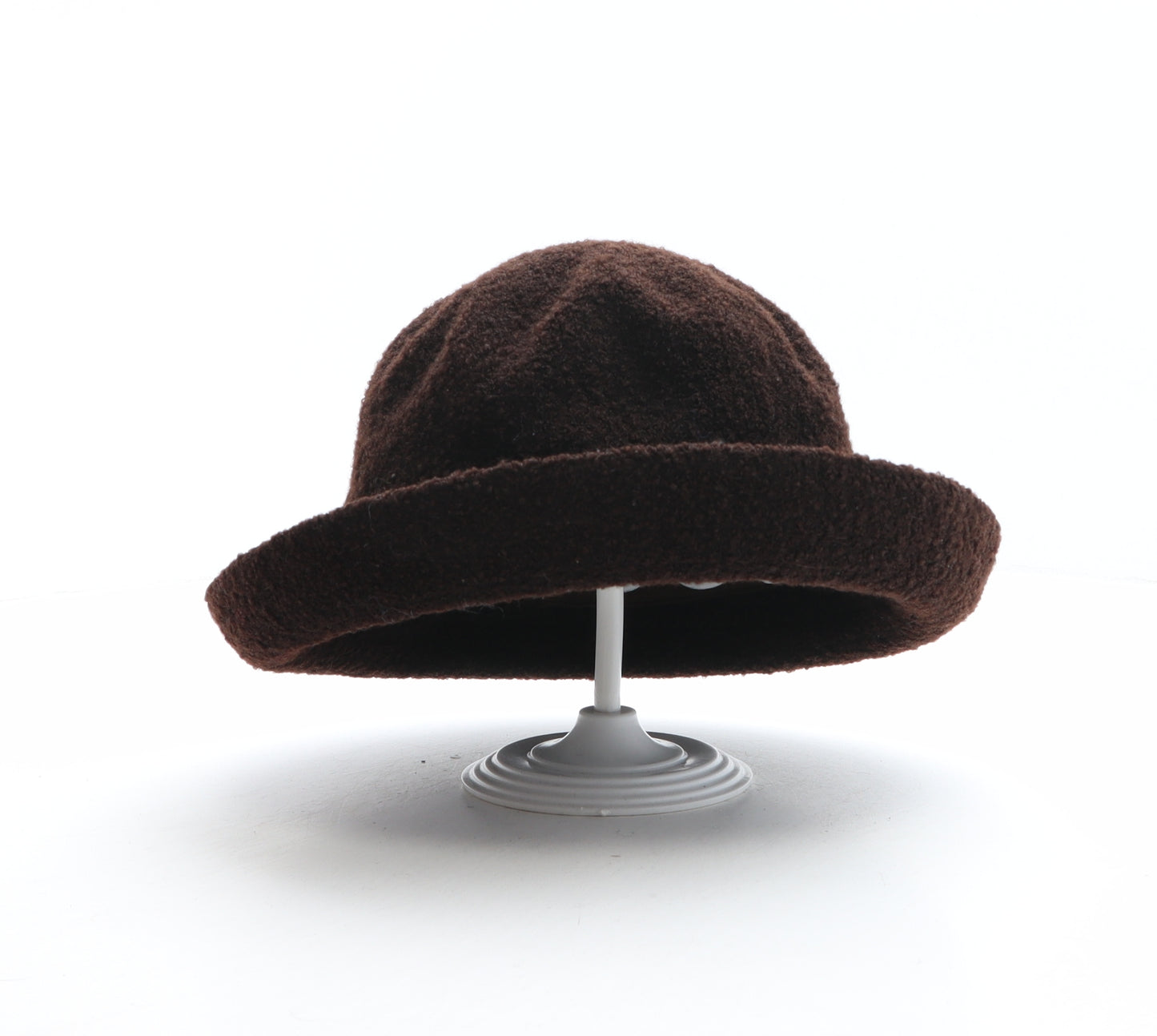 Preworn Womens Brown Acrylic Cloche One Size