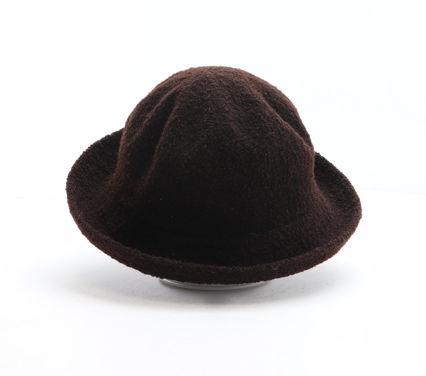 Preworn Womens Brown Acrylic Cloche One Size