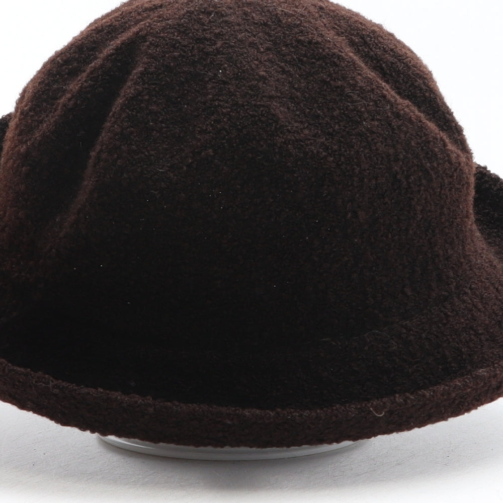 Preworn Womens Brown Acrylic Cloche One Size