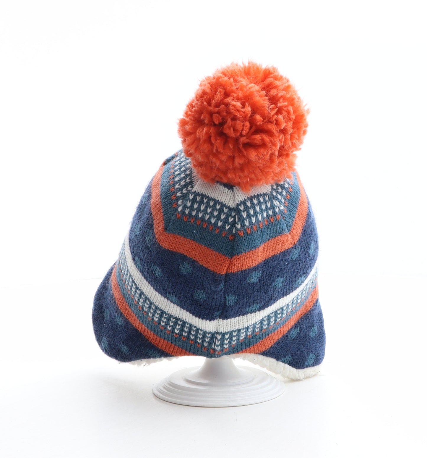 John Lewis Boys Multicoloured Fair Isle Acrylic Bonnet One Size