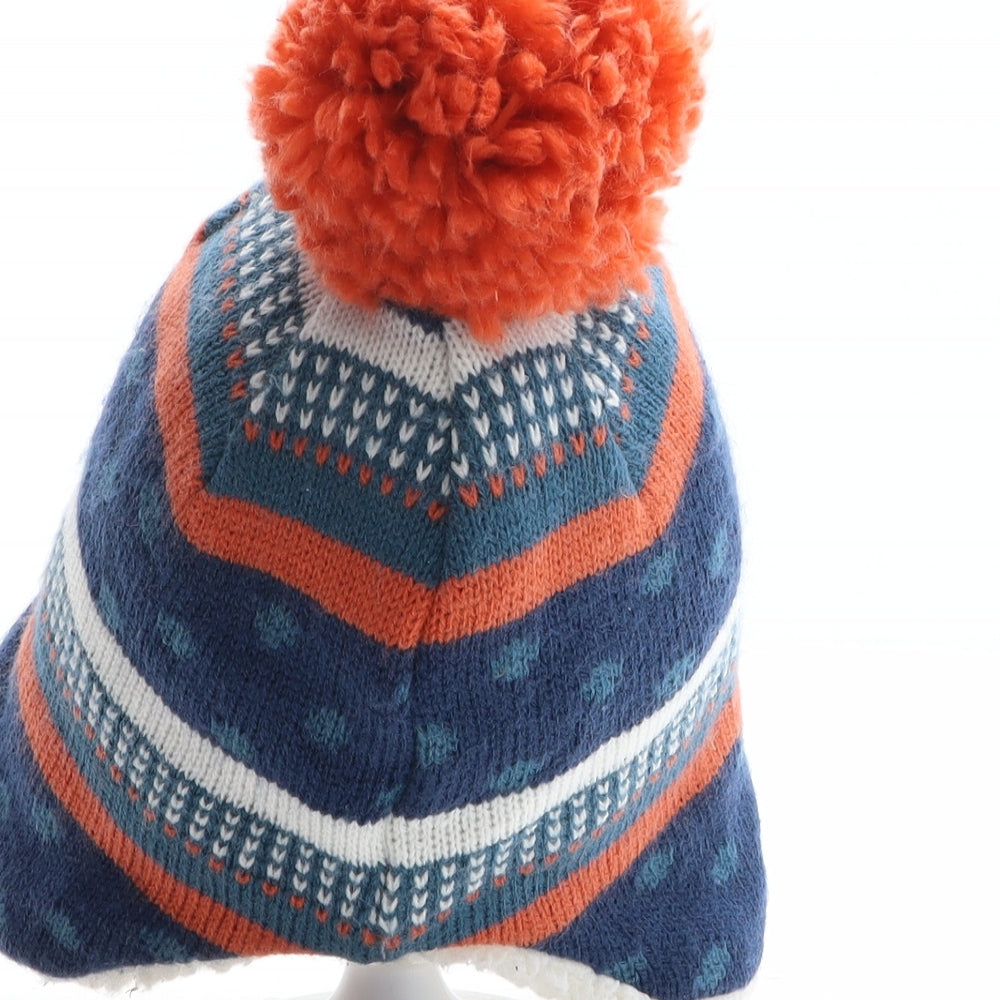 John Lewis Boys Multicoloured Fair Isle Acrylic Bonnet One Size