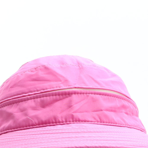 Preworn Womens Pink Polyester Visor One Size