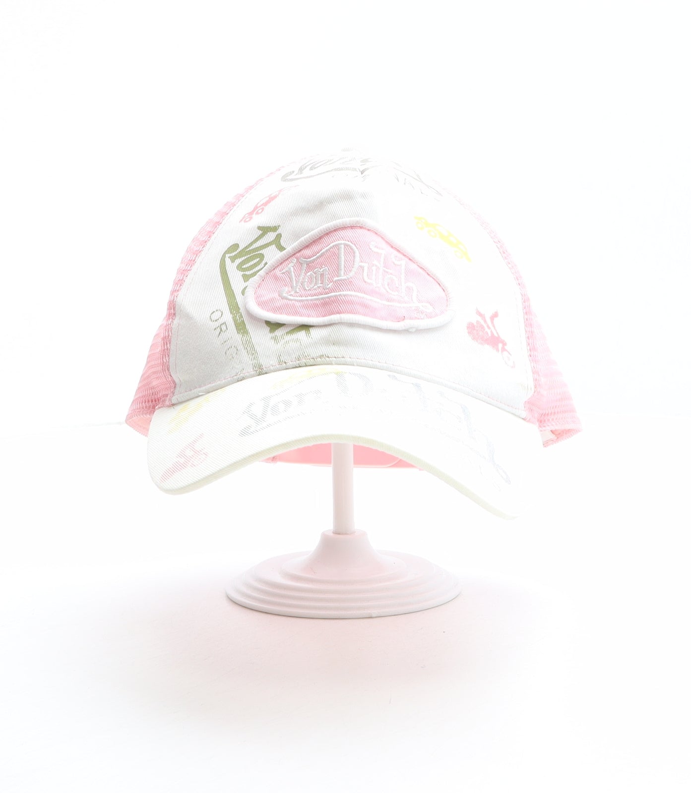 Von Dutch Womens Multicoloured Geometric Polyester Baseball Cap