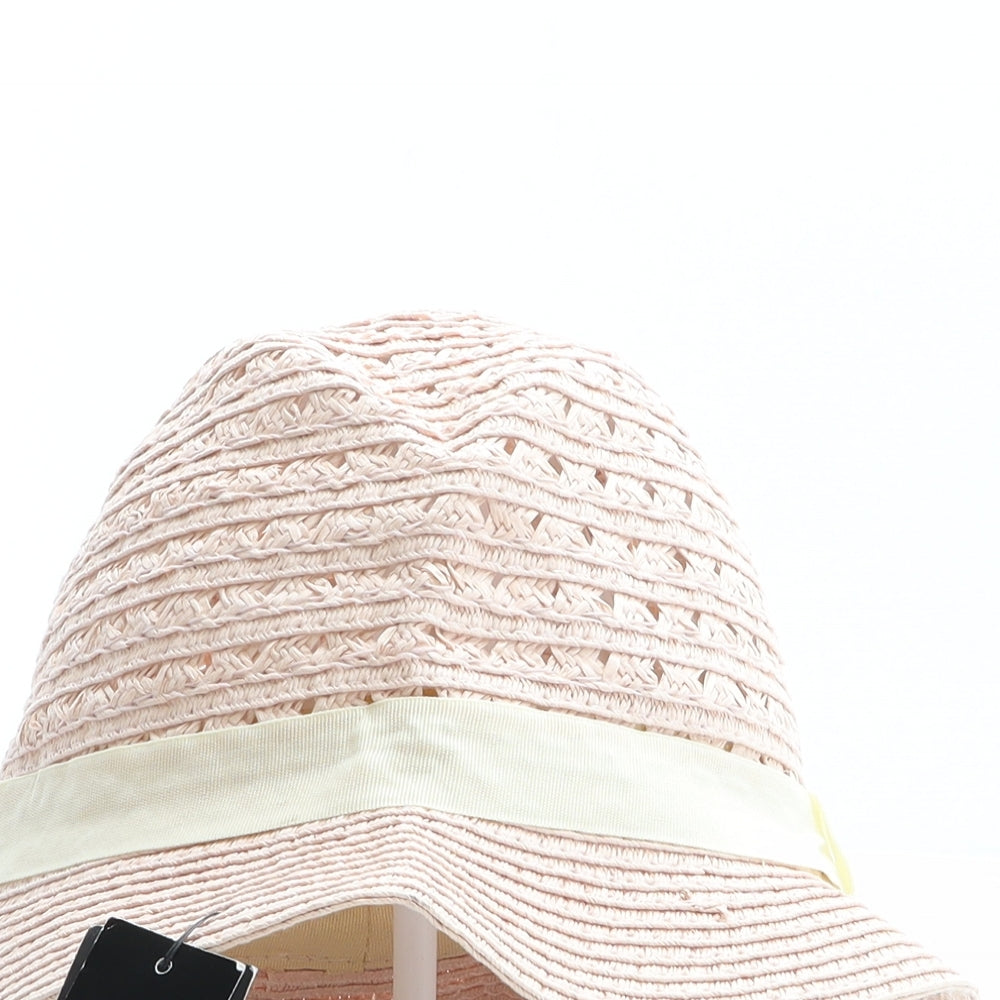 Atmosphere Girls Pink Paper Trilby One Size