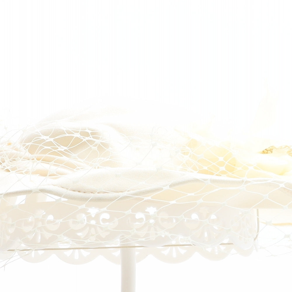 Connor Womens Ivory Polyester Headpiece/Fascinator One Size - Flower Detail, Net