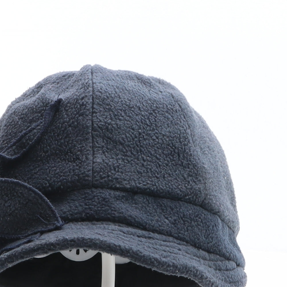 Preworn Womens Blue Polyester Peaked Cap One Size