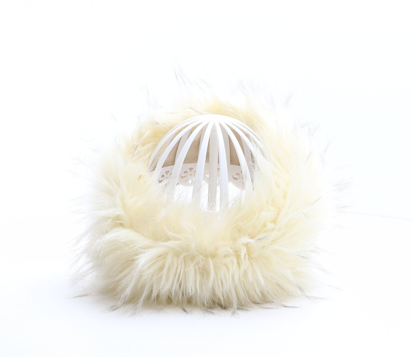 Preworn Womens Ivory Polyester Headband One Size