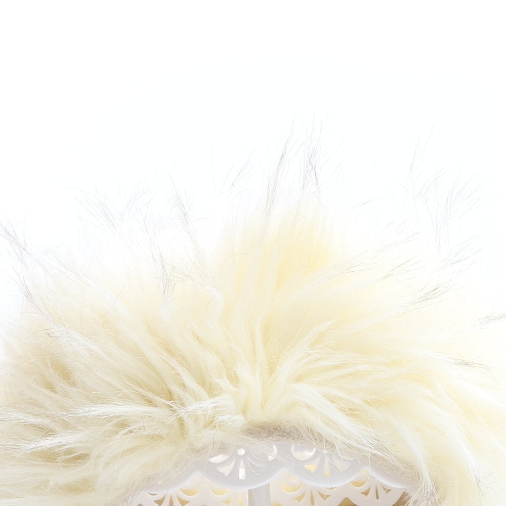 Preworn Womens Ivory Polyester Headband One Size