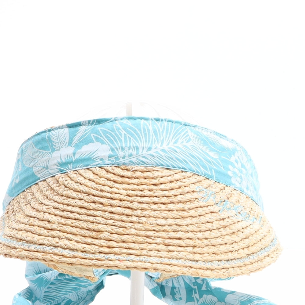 RIP CURL Womens Multicoloured Floral Straw Visor One Size