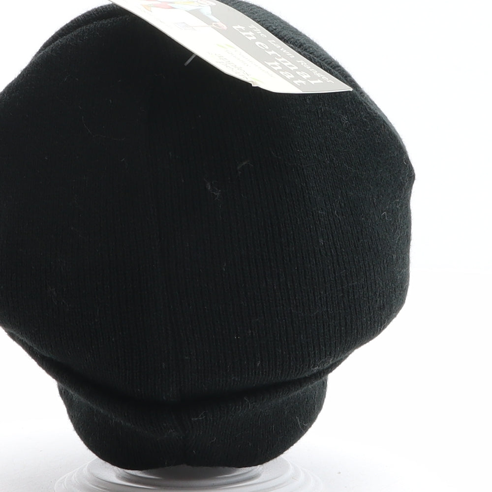 The Lawn Ranger Mens Black Acrylic Beanie One Size