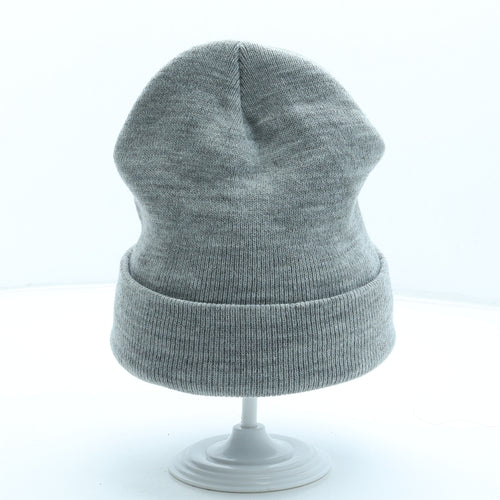 Atmosphere Womens Grey Acrylic Beanie One Size
