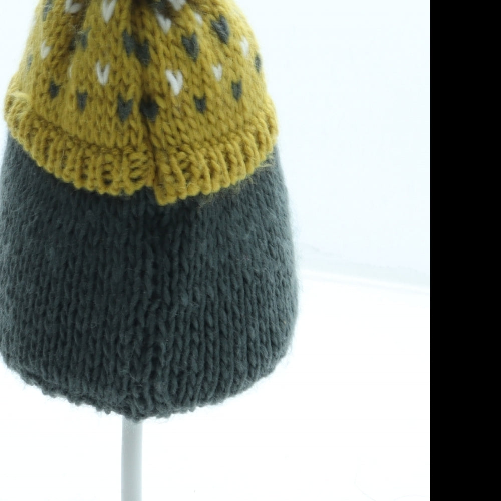 George Girls Multicoloured Acrylic Bobble Hat Size S - Penguin
