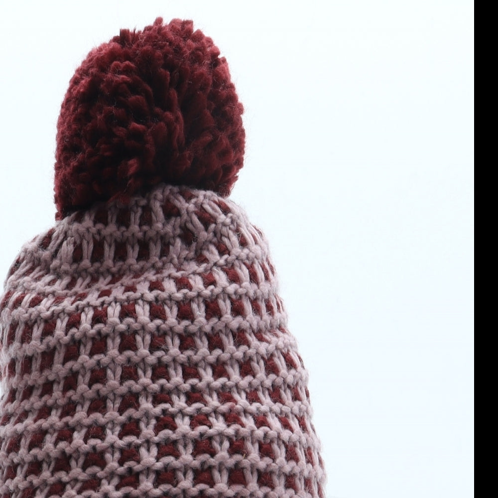 Regatta Womens Pink Geometric Acrylic Bobble Hat One Size