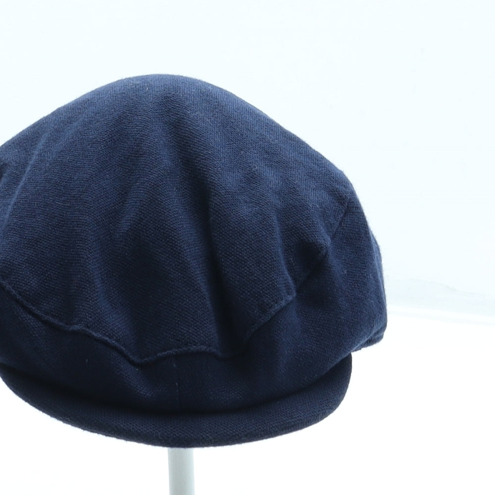 Jasper Conran Boys Blue Cotton Flat Cap Size S - Sailor Boat