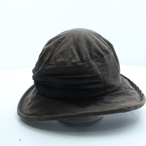 Olney Womens Brown 100% Cotton Cloche One Size