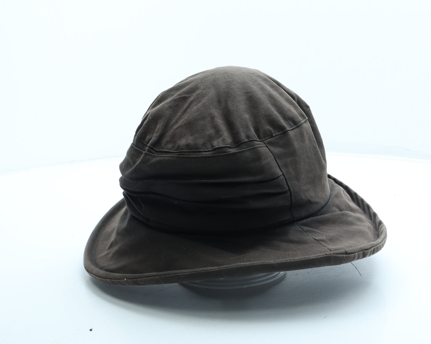 Olney Womens Brown 100% Cotton Cloche One Size